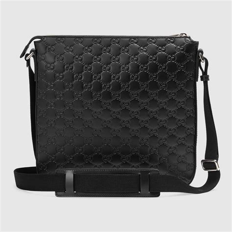 gucci leather messenger|best Gucci Messenger bag.